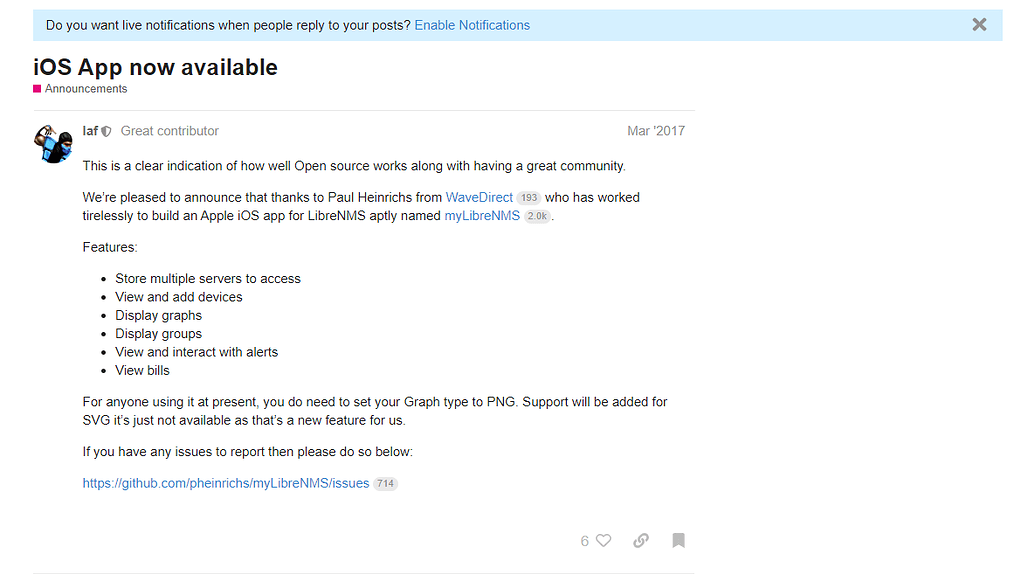 Mobile view for LibreNMS - Help - LibreNMS Community
