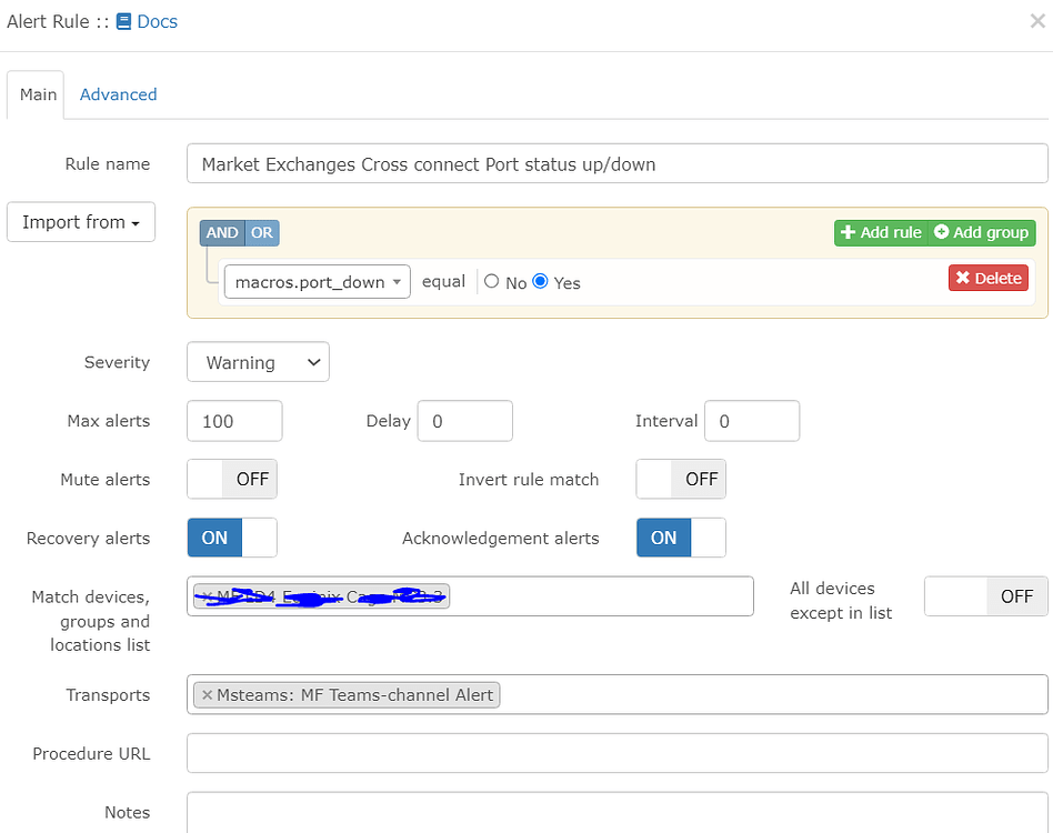 Teams notfification not working - Help - LibreNMS Community