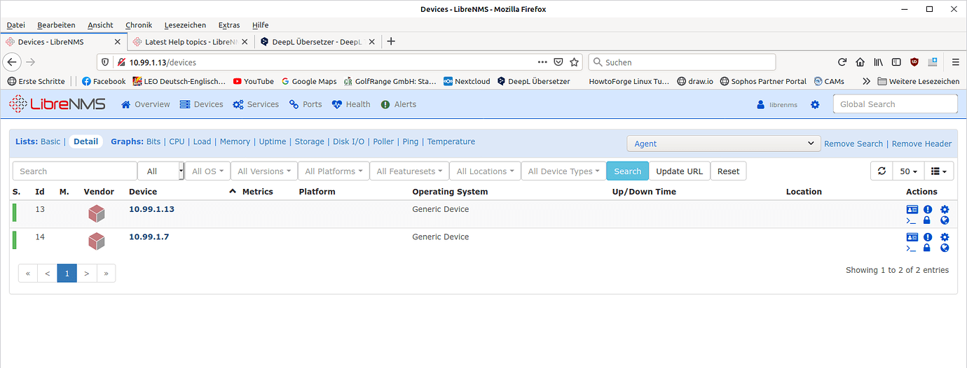 No Devices in list and no discovering Help LibreNMS Community