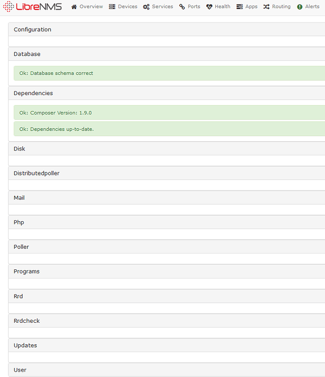 Global settings - blank page after upgrade - Help - LibreNMS Community