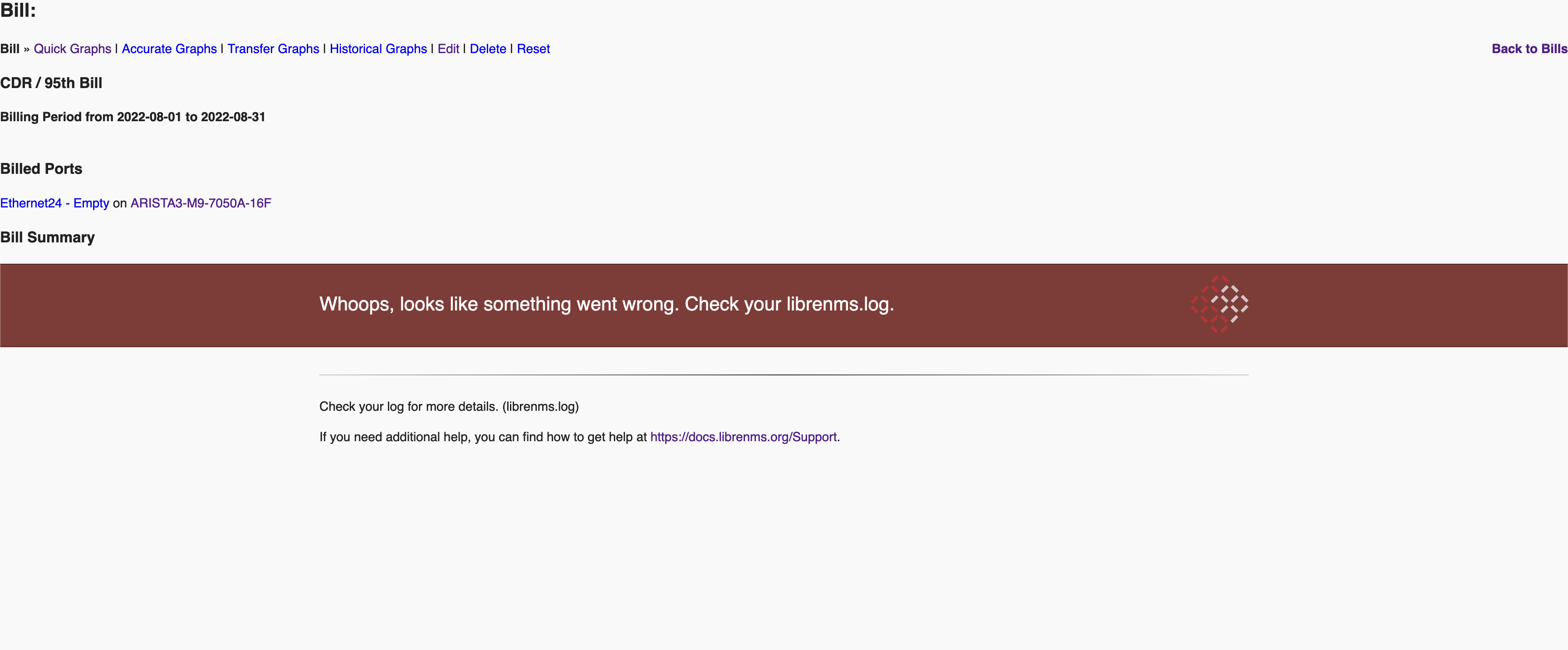 Billing error update from 7.4 to 8.1 - Help - LibreNMS Community