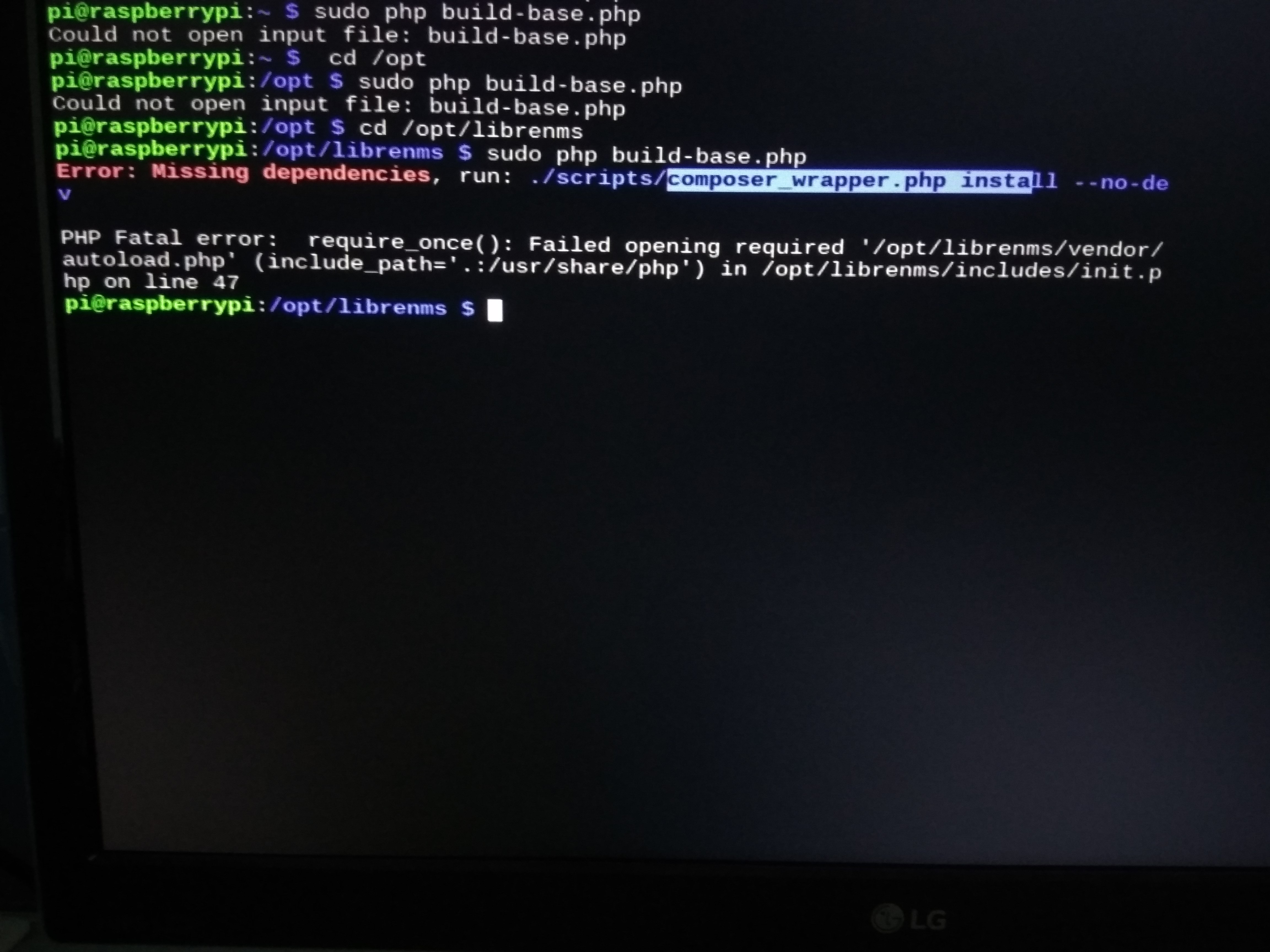 error-missing-dependencies-when-install-librenms-on-raspberry-pi-3-help-librenms-community