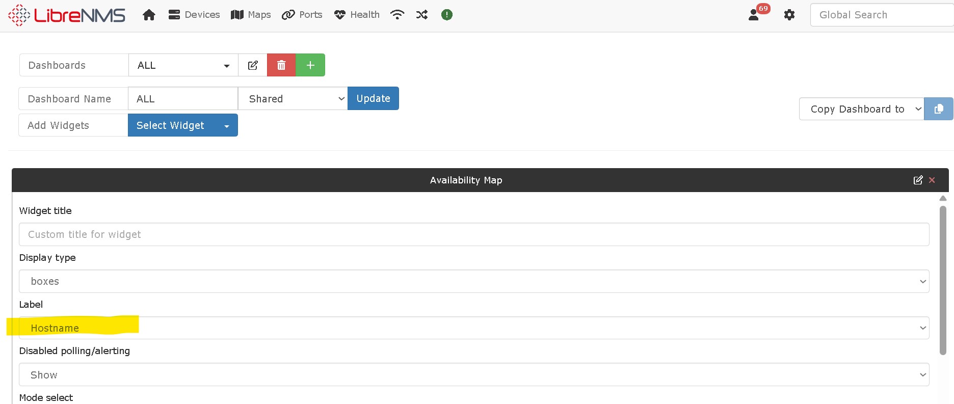 Deshboard Dont show the System Name - Help - LibreNMS Community